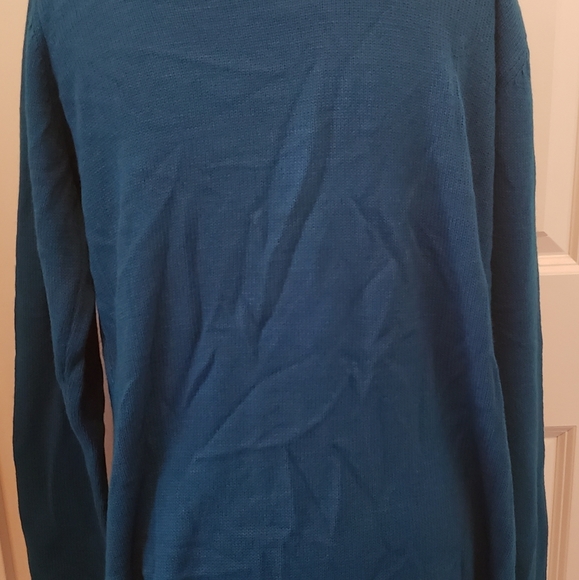 NWT NY&CO Teal Cowl-Neck Zip Cardigan - Picture 5 of 6